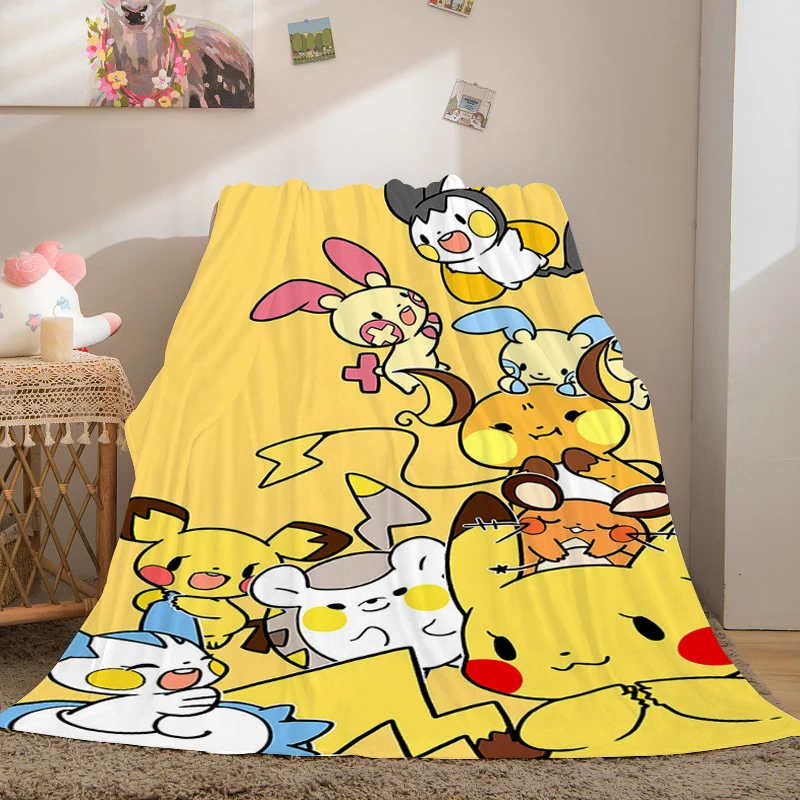 Anime Blanket Sofa Winter Warm King Size B-Pokemons Bed Fleece Camping Custom Flannel Fluffy Soft Blankets Microfiber Bedding
Anime Blanket Sofa Winter Warm King Size B-Pokemons Bed Fleece Camping Custom Flannel Fluffy Soft Blankets Microfiber Bedding