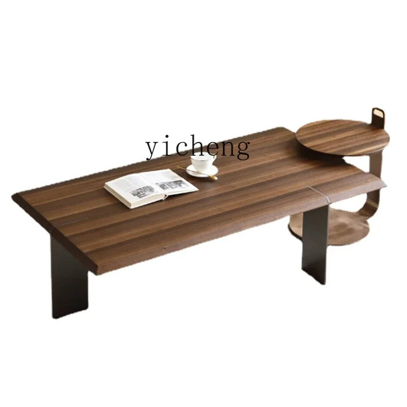 XL Coffee Table Combination Walnut Color Surface Tea Table Art Light Luxury Rectangular Tea Table
XL Coffee Table Combination Walnut Color Surface Tea Table Art Light Luxury Rectangular Tea Table