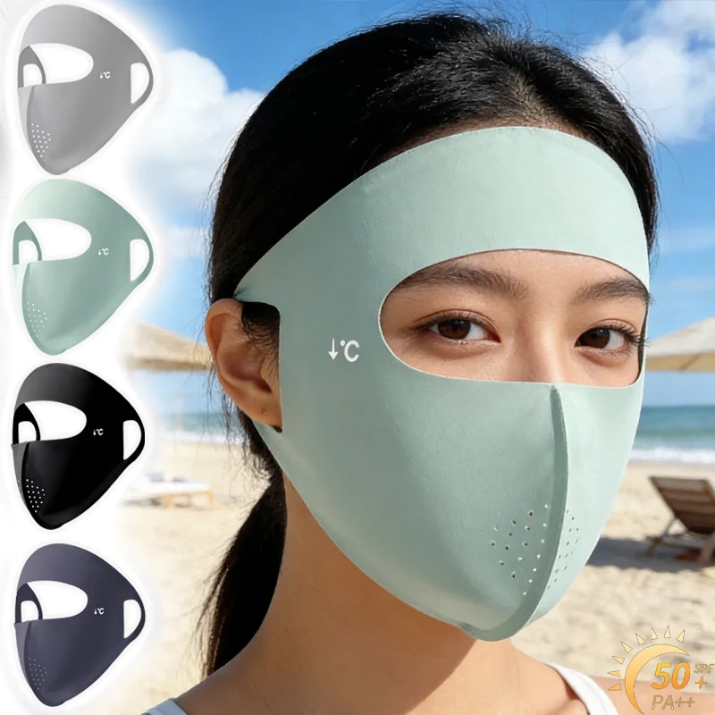 Women Full Face Sunscreen Mask Summer Breathable UV Resistant Outdoor Cycling Fishing Hat Neck Protection UPF 50+ Ice Silk Gear
Women Full Face Sunscreen Mask Summer Breathable UV Resistant Outdoor Cycling Fishing Hat Neck Protection UPF 50+ Ice Silk Gear