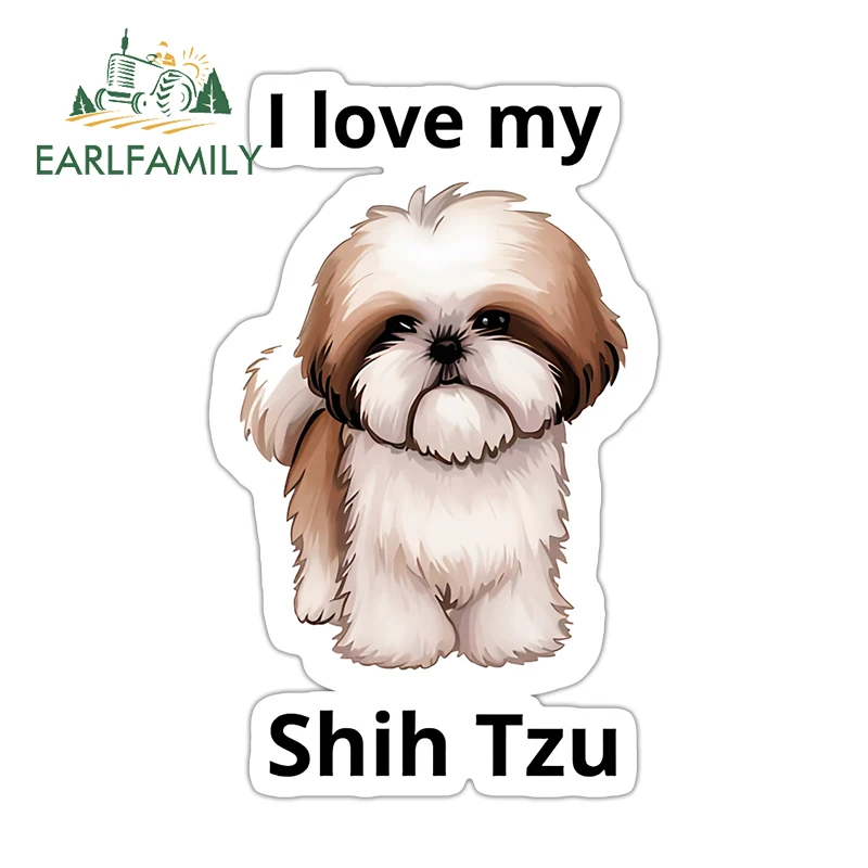 EARLFAMILY Shih Tzu Dog Lover Car Stickers Car Accessories Decals Occlusion Scratch Scratch-Proof Waterproof Racing Accessories
EARLFAMILY Shih Tzu Dog Lover Car Stickers Car Accessories Decals Occlusion Scratch Scratch-Proof Waterproof Racing Accessories