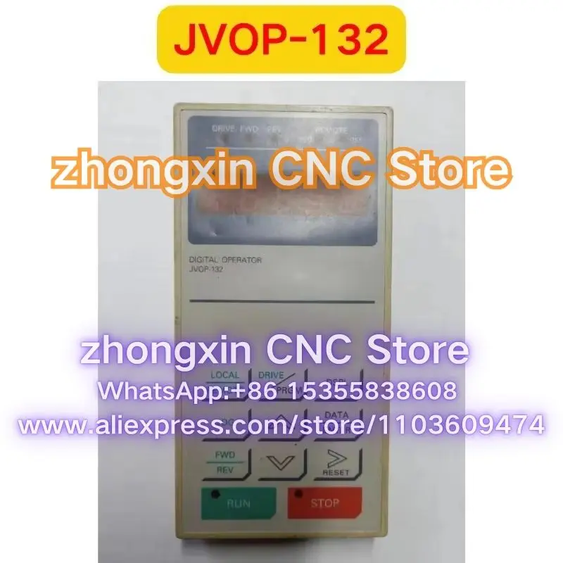 Used JVOP-132 Inverter operation panel Function check intact, fast delivery
Used JVOP-132 Inverter operation panel Function check intact, fast delivery