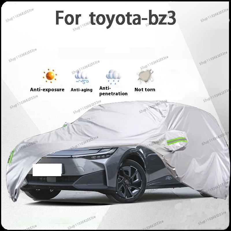 For Toyota BZ3 Fit Car Cover - Waterproof, Dustproof, Sunshade (UV), Snowproof | Silve Full Cover with All-Day Protection
For Toyota BZ3 Fit Car Cover - Waterproof, Dustproof, Sunshade (UV), Snowproof | Silve Full Cover with All-Day Protection