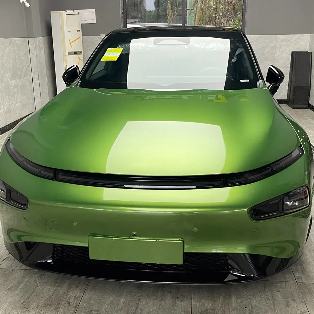 Metal Paint Mamba Green Car Wrapping Vinyl Film Car Sticker Color Change Film PET Bubble Free Decals PVC Sticker Car Accessories
Metal Paint Mamba Green Car Wrapping Vinyl Film Car Sticker Color Change Film PET Bubble Free Decals PVC Sticker Car Accessories