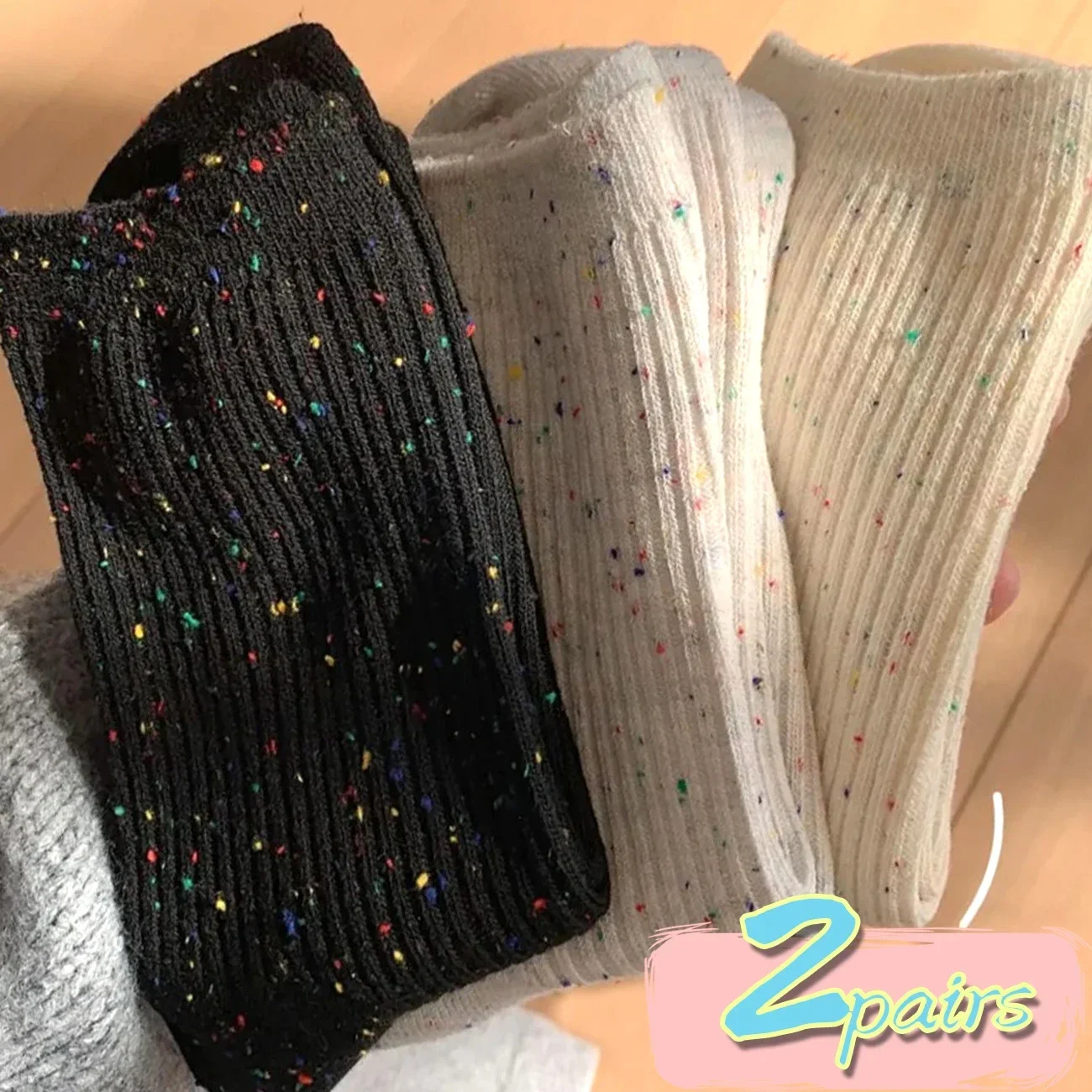 1/2pairs Dot Socks Women Autumn Winter Cute Colorful Candy Dot Middle Tube Loose Stockings Girls Trendy Crew Quality Cotton Sock
1/2pairs Dot Socks Women Autumn Winter Cute Colorful Candy Dot Middle Tube Loose Stockings Girls Trendy Crew Quality Cotton Sock
