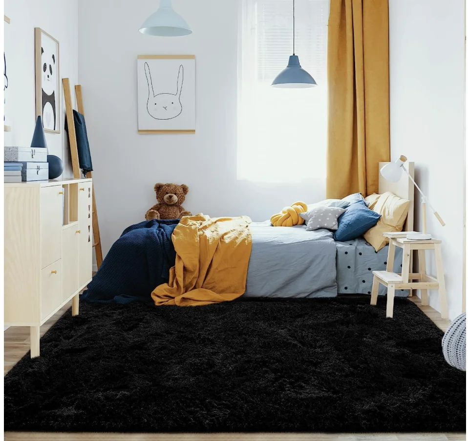 Black Square Area Rug | Fluffy Square Small Rug for Living Room | Washable Shaggy Carpet | Aesthetic Nursery Rug| Christmas Rug
Black Square Area Rug | Fluffy Square Small Rug for Living Room | Washable Shaggy Carpet | Aesthetic Nursery Rug| Christmas Rug