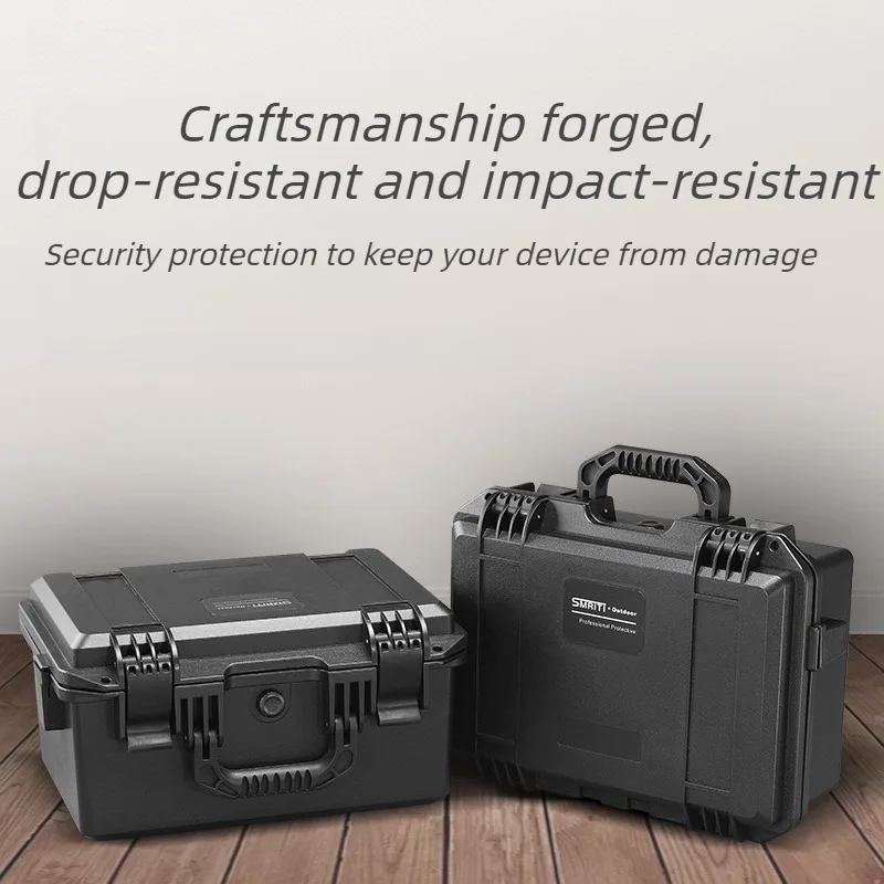 Plastic Tool Case Large Capacity Suitcase Waterproof Drone Protection Box Outdoor Portable Instrument Equipment Storage Box
Plastic Tool Case Large Capacity Suitcase Waterproof Drone Protection Box Outdoor Portable Instrument Equipment Storage Box