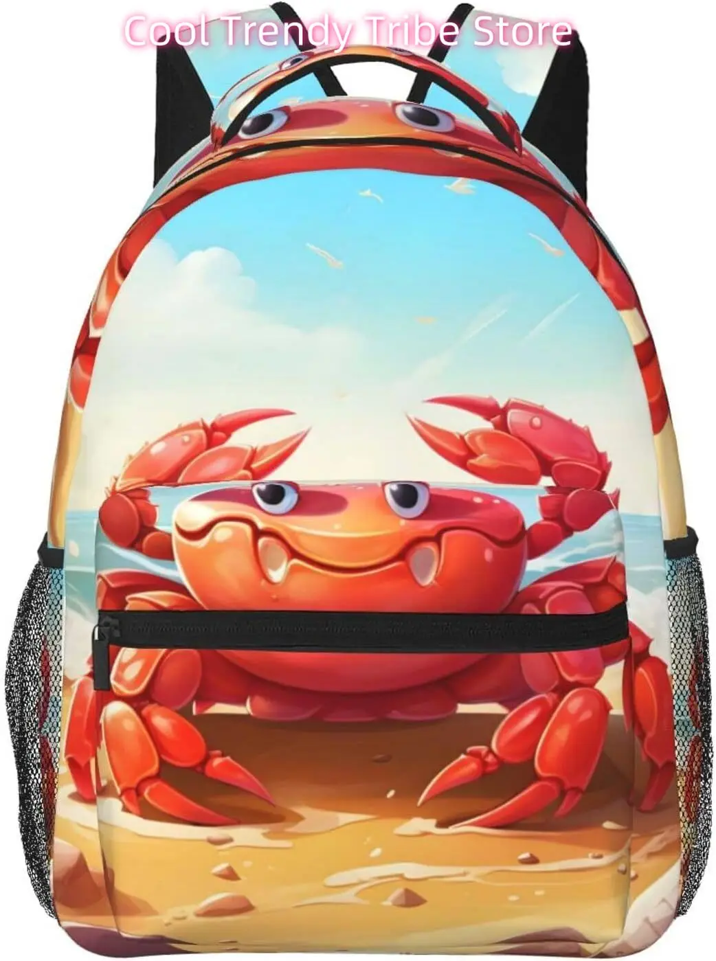 Сумка для ноутбука обратно в школу Ocean Cute Crab Легкий рюкзак для ноутбука Легкий многоцелевой дорожный повседневный рюкзак унисекс Coll
Сумка для ноутбука обратно в школу Ocean Cute Crab Легкий рюкзак для ноутбука Легкий многоцелевой дорожный повседневный рюкзак унисекс Coll