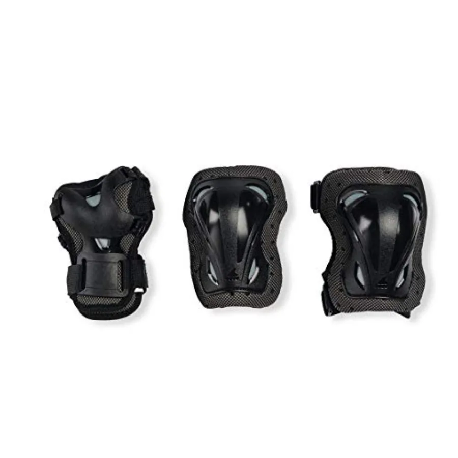 Skategear Junior 3 Pack Protective Gear, Knee Pads, Elbow Pads and Wrist Guards, Multi Sport Protection, Youth, Black
Skategear Junior 3 Pack Protective Gear, Knee Pads, Elbow Pads and Wrist Guards, Multi Sport Protection, Youth, Black