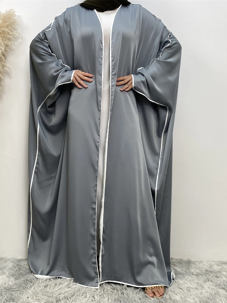 Eid Muslim Abaya for Women Derss Bat Sleeve Satin Abaya Morocco Party Dress Woman Caftan Evening Long Robe Vestidos Abayas Robe
Eid Muslim Abaya for Women Derss Bat Sleeve Satin Abaya Morocco Party Dress Woman Caftan Evening Long Robe Vestidos Abayas Robe