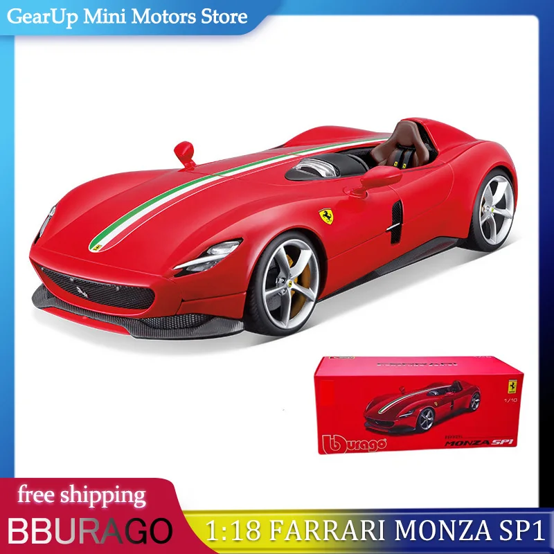 BBURAGO 1:18 Ferrari Monza SP1 Static Model Limited Edition Alloy Diecast Collectible Gift for Racing Fans Birthday Toy
BBURAGO 1:18 Ferrari Monza SP1 Static Model Limited Edition Alloy Diecast Collectible Gift for Racing Fans Birthday Toy