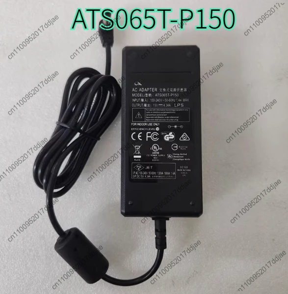 Кабель питания ATS065T-P150, адаптер 15В 4.34А, угловой штекер 5525
Кабель питания ATS065T-P150, адаптер 15В 4.34А, угловой штекер 5525