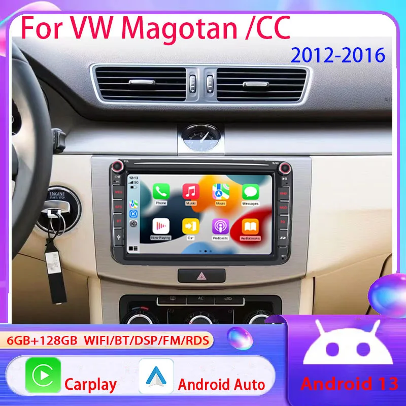 8" Car Radio multimedia player For VW Magotan 2012-2016 /CC 2013-2018 Android 2 din Wireless Carplay Auto
8" Car Radio multimedia player For VW Magotan 2012-2016 /CC 2013-2018 Android 2 din Wireless Carplay Auto