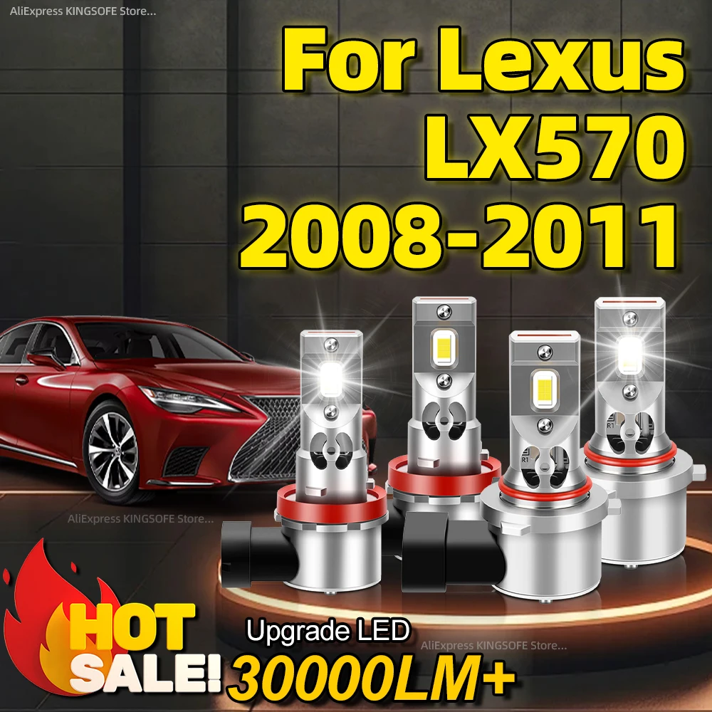 2/4Pcs LED Headlight 200W High Power H11 HB3 6000K Car Light with Fan Wireless For Lexus LX570 2008 2009 2010 2011
2/4Pcs LED Headlight 200W High Power H11 HB3 6000K Car Light with Fan Wireless For Lexus LX570 2008 2009 2010 2011