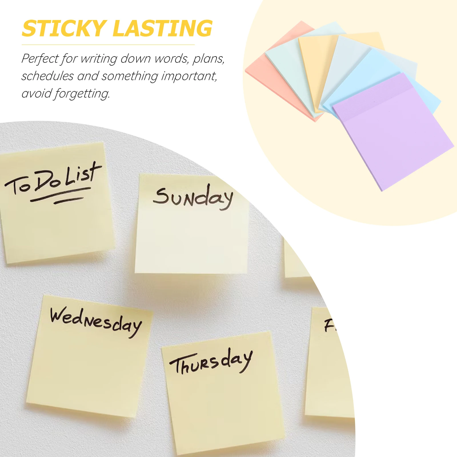 Adhesive Memo Pads Colorful Portable Notepad For Office Fluorescent Marking Reminder Notes Compact
Adhesive Memo Pads Colorful Portable Notepad For Office Fluorescent Marking Reminder Notes Compact