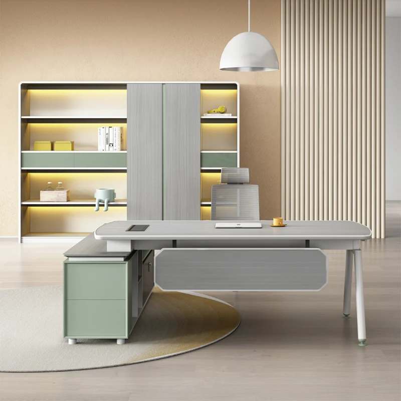 Manufacturer Factory Price Modern Boss Office Executive Desk Wooden L-Shaped Computer Table With Drawers
Manufacturer Factory Price Modern Boss Office Executive Desk Wooden L-Shaped Computer Table With Drawers