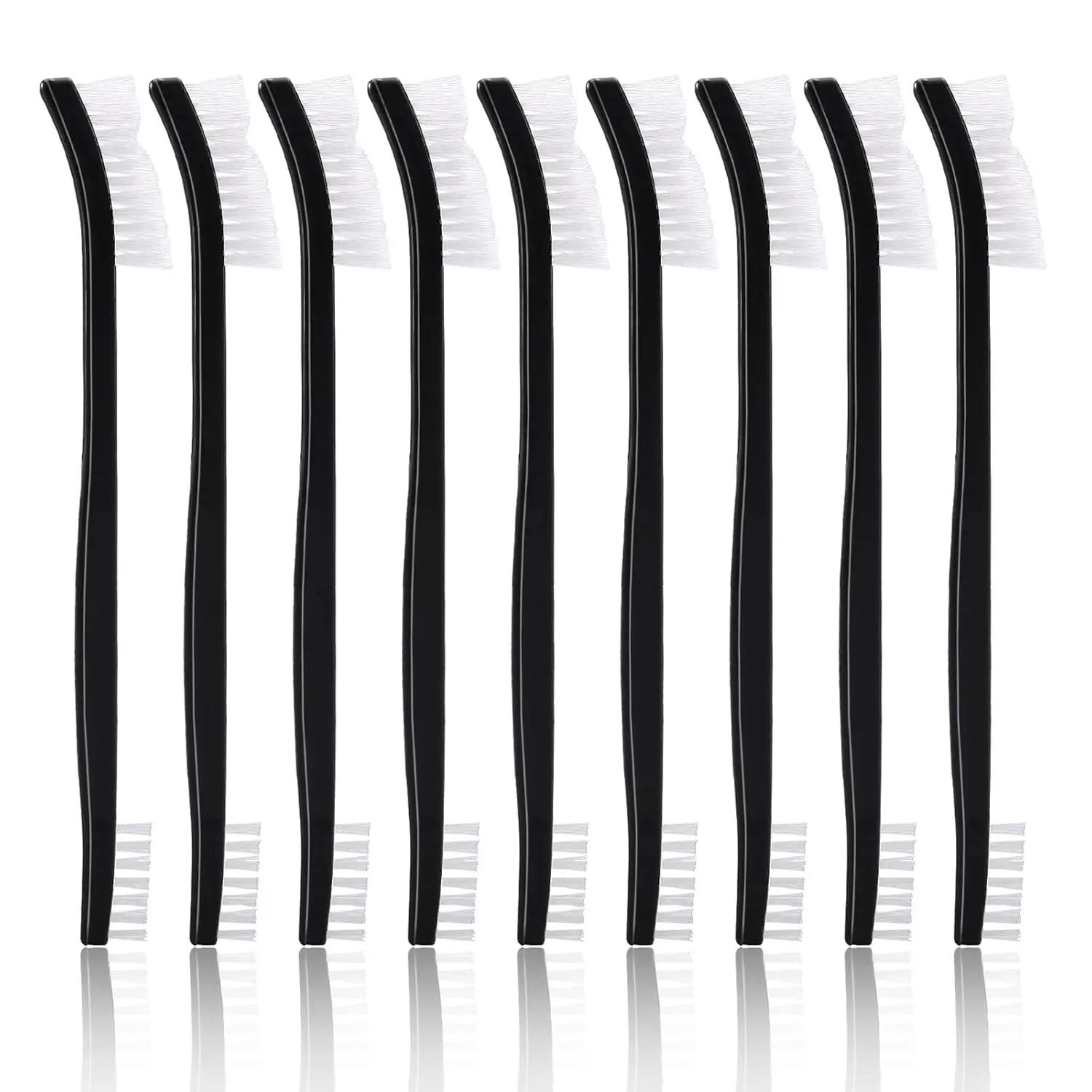 9 Pcs Nylon Bristle Brush Set for Gun Cleaning with Double-Ended Design for Welding Slag Paint Rust Dirt
9 Pcs Nylon Bristle Brush Set for Gun Cleaning with Double-Ended Design for Welding Slag Paint Rust Dirt