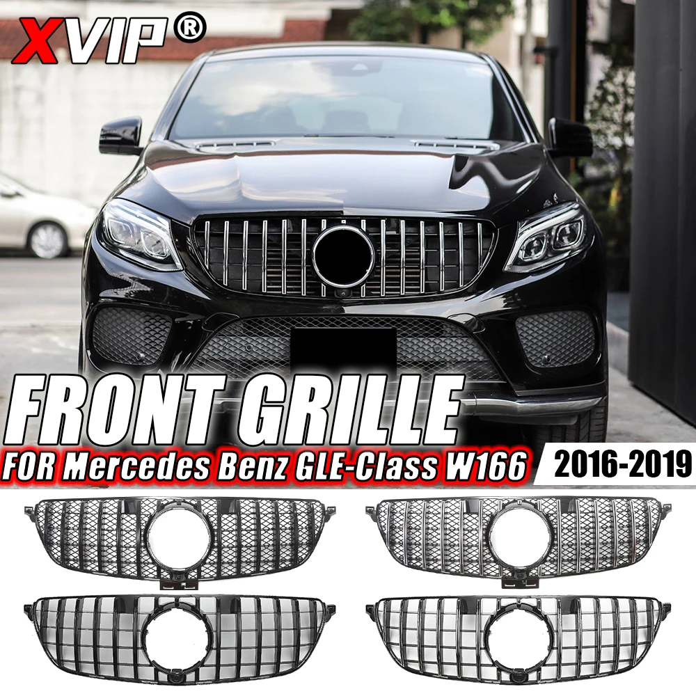 XVIP Front Chrome Black Diamonds Style Bumper Grille For Mercedes Benz GLE W166 GLE350 GLE400 GLE450 GLE500 2016-19 Upper Grille
XVIP Front Chrome Black Diamonds Style Bumper Grille For Mercedes Benz GLE W166 GLE350 GLE400 GLE450 GLE500 2016-19 Upper Grille
