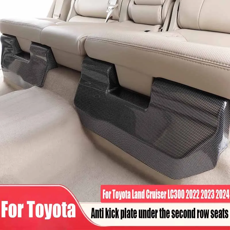 Anti kick plate under the second row seats car interior decoration accessories For Toyota Land Cruiser LC300 2022 2023 2024
Anti kick plate under the second row seats car interior decoration accessories For Toyota Land Cruiser LC300 2022 2023 2024