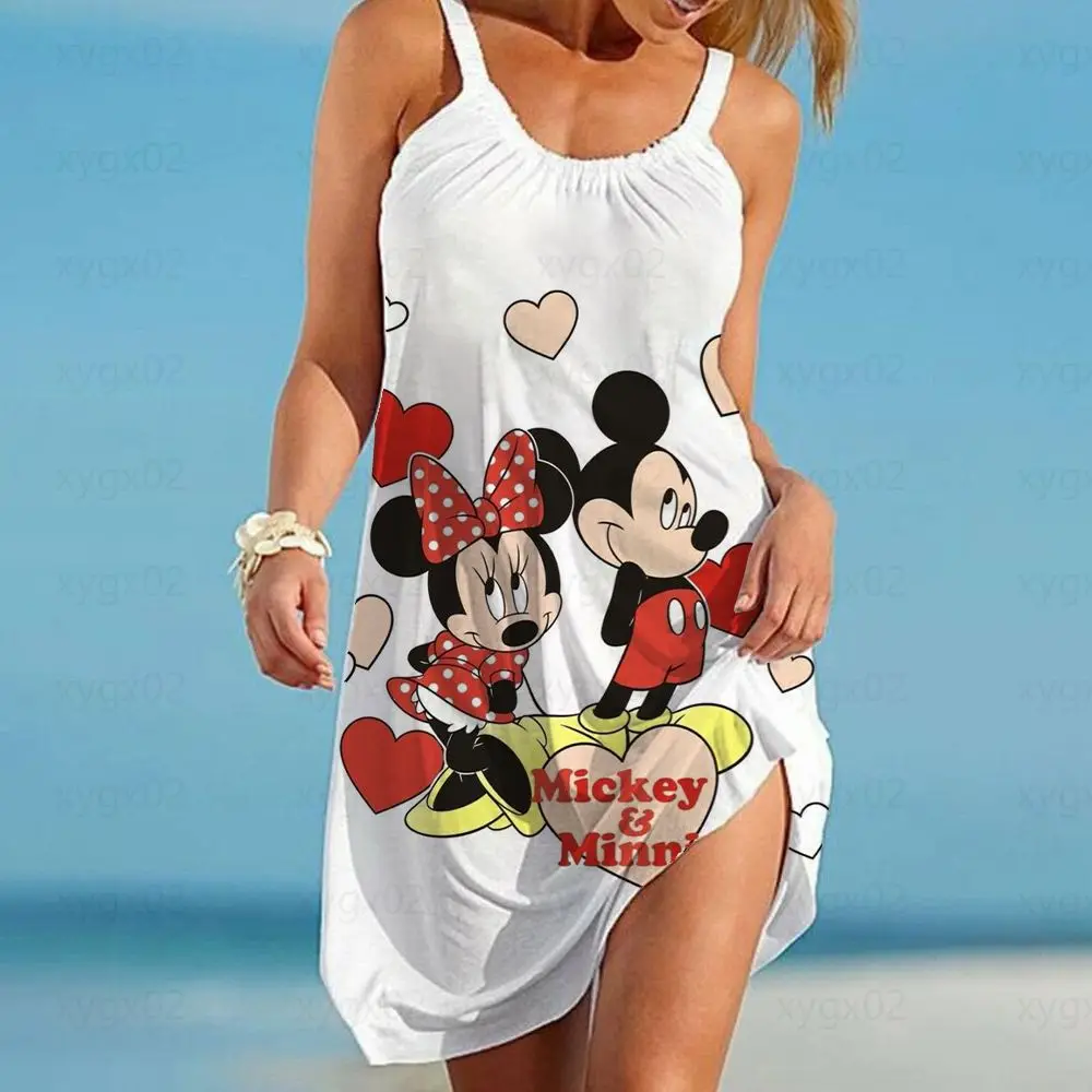 Cartoon Sleeveless Minnie Mouse Summer Dress Elegant Dresses for Women 2022 Women's Summer Sundresses Printing Loose Disney Boho
Cartoon Sleeveless Minnie Mouse Summer Dress Elegant Dresses for Women 2022 Women's Summer Sundresses Printing Loose Disney Boho
