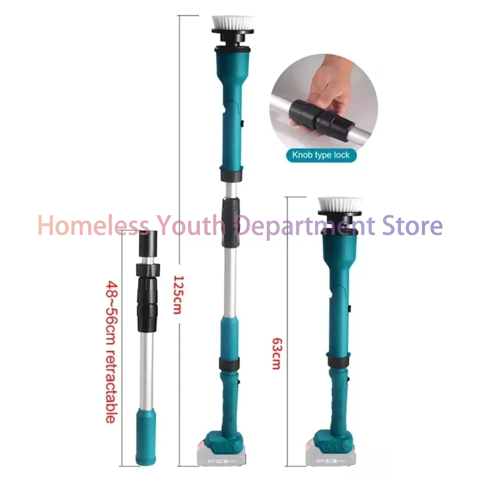 Cordless Electric Toilet Brush Handle Retractable Cleaning Brush Home Bathroom Cleaning Tool For Makita 18V Battery
Cordless Electric Toilet Brush Handle Retractable Cleaning Brush Home Bathroom Cleaning Tool For Makita 18V Battery