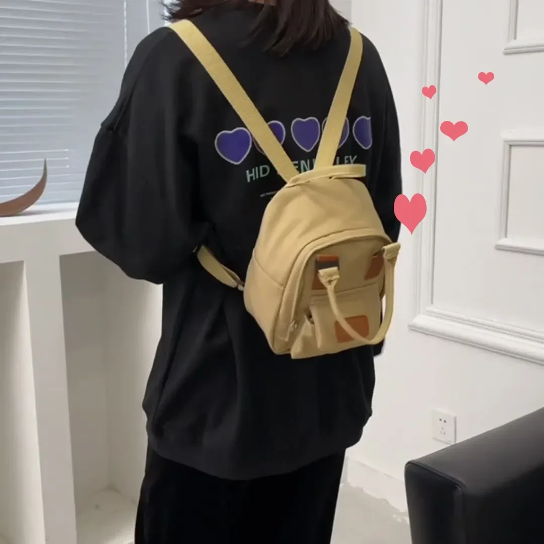 Small Backpack Mini Korean New Trend Version Fashion Bag for Teenage Girl Canvas Handbag Trip Women Shoulder Phone Purse Female
Small Backpack Mini Korean New Trend Version Fashion Bag for Teenage Girl Canvas Handbag Trip Women Shoulder Phone Purse Female