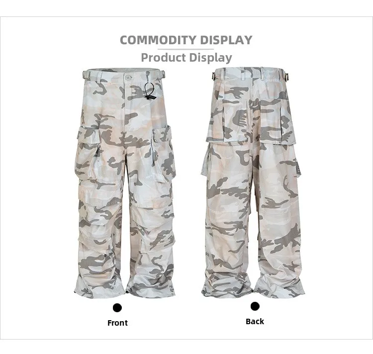 Мужские и женские свободные винтажные камуфляжные рабочие брюки Project Sle, модные городские молодежные осенние брюки прямого кроя
Мужские и женские свободные винтажные камуфляжные рабочие брюки Project Sle, модные городские молодежные осенние брюки прямого кроя