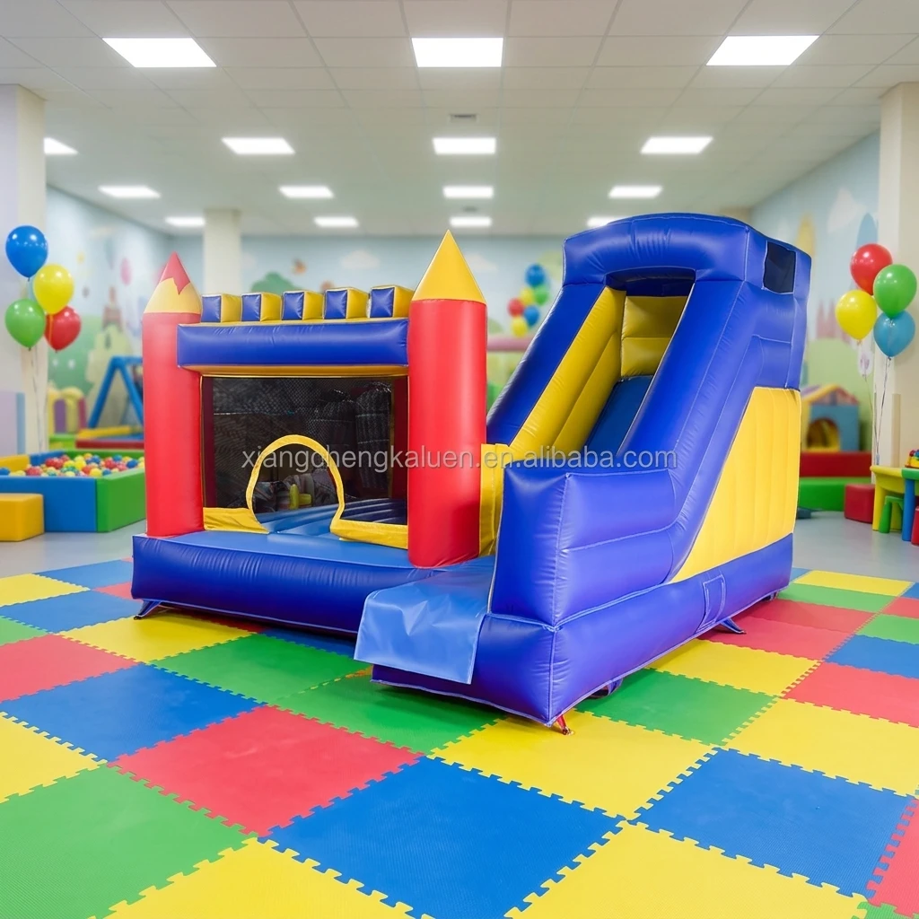 KALUEN New Design 4m*4m Outdoor Inflatable Bouncy Castle Combined Slide Kids Play Game Jumpers Inflatable Slide Castle
KALUEN New Design 4m*4m Outdoor Inflatable Bouncy Castle Combined Slide Kids Play Game Jumpers Inflatable Slide Castle
