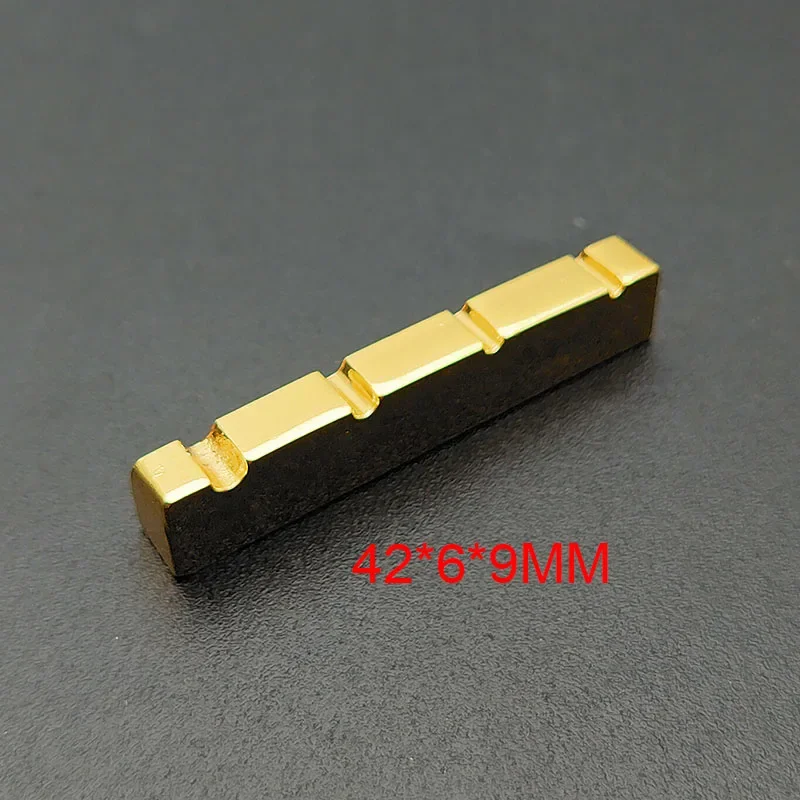 4/5/6 String Brass Nut and Saddle String Multi Size Brass Gold Plated for Electric Guitar, Acoustic Guitar, Bass Guitar Parts
4/5/6 String Brass Nut and Saddle String Multi Size Brass Gold Plated for Electric Guitar, Acoustic Guitar, Bass Guitar Parts