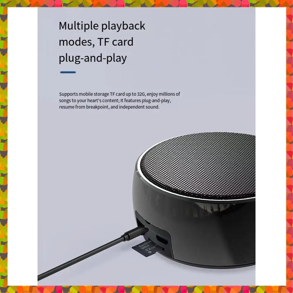 Акция! Портативный Bluetooth-динамик — компактный беспроводной стальной металлический сабвуфер, уличный мини-динамик для дома, офиса, путешествий
Акция! Портативный Bluetooth-динамик — компактный беспроводной стальной металлический сабвуфер, уличный мини-динамик для дома, офиса, путешествий