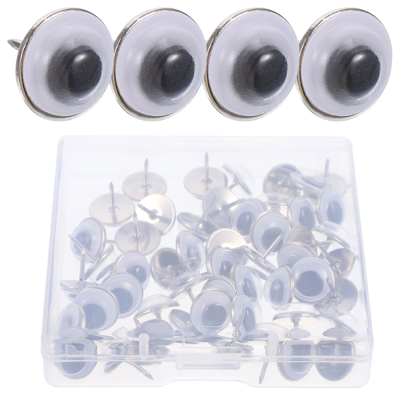 50 Pcs Cartoon Eye Pushpin Thumb Tacks Home Accessories Crafting Eyes Thumbtacks Wall Plastic Corkboard Pins Office
50 Pcs Cartoon Eye Pushpin Thumb Tacks Home Accessories Crafting Eyes Thumbtacks Wall Plastic Corkboard Pins Office