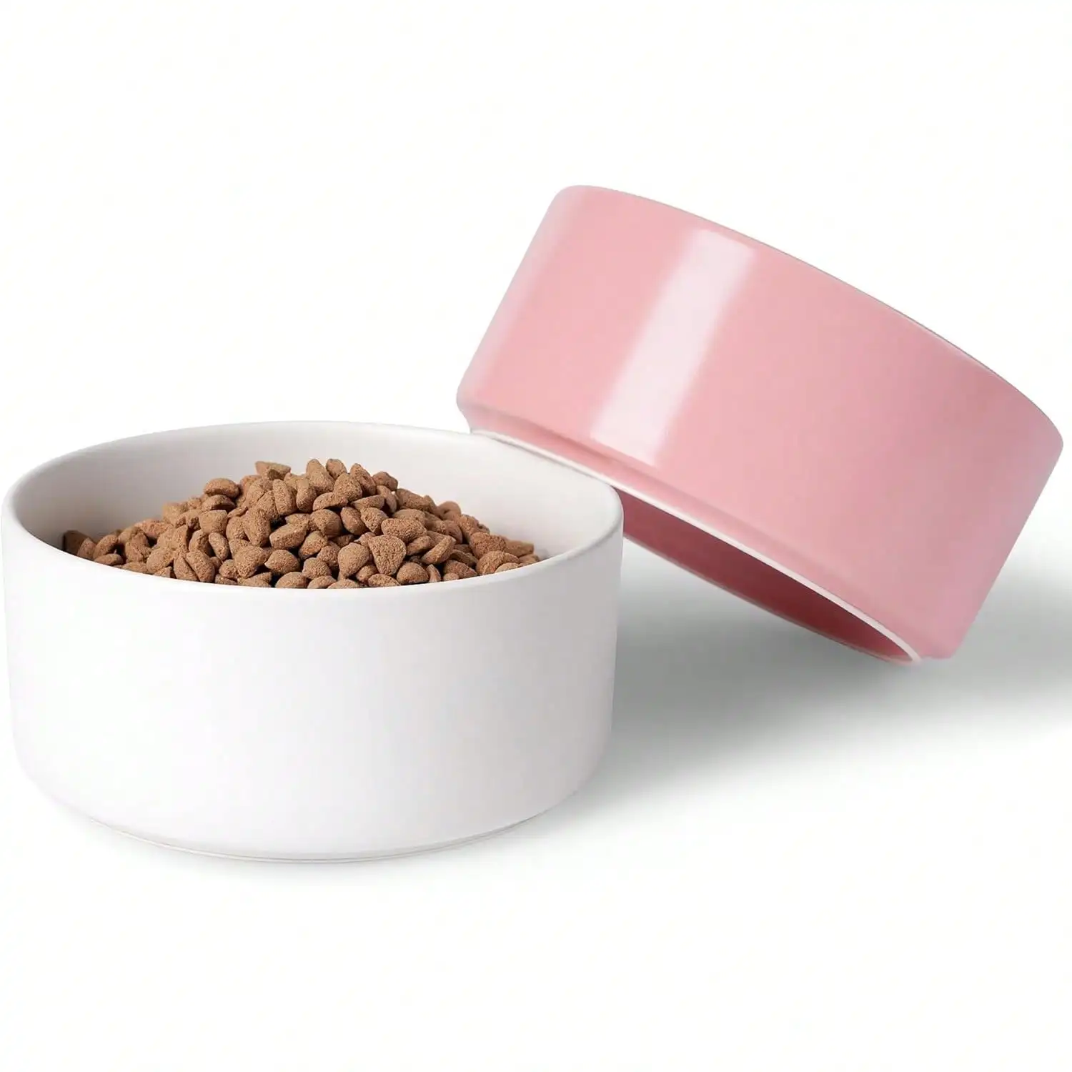 Dog Bowls, Non Slip Ceramic Dog Food And Water Bowl With Silicone Base, Heavy Pet Feeding Bowl For Puppies, Small And Medium Dogs (Pink, 6 Inches) UK3W
Dog Bowls, Non Slip Ceramic Dog Food And Water Bowl With Silicone Base, Heavy Pet Feeding Bowl For Puppies, Small And Medium Dogs (Pink, 6 Inches) UK3W