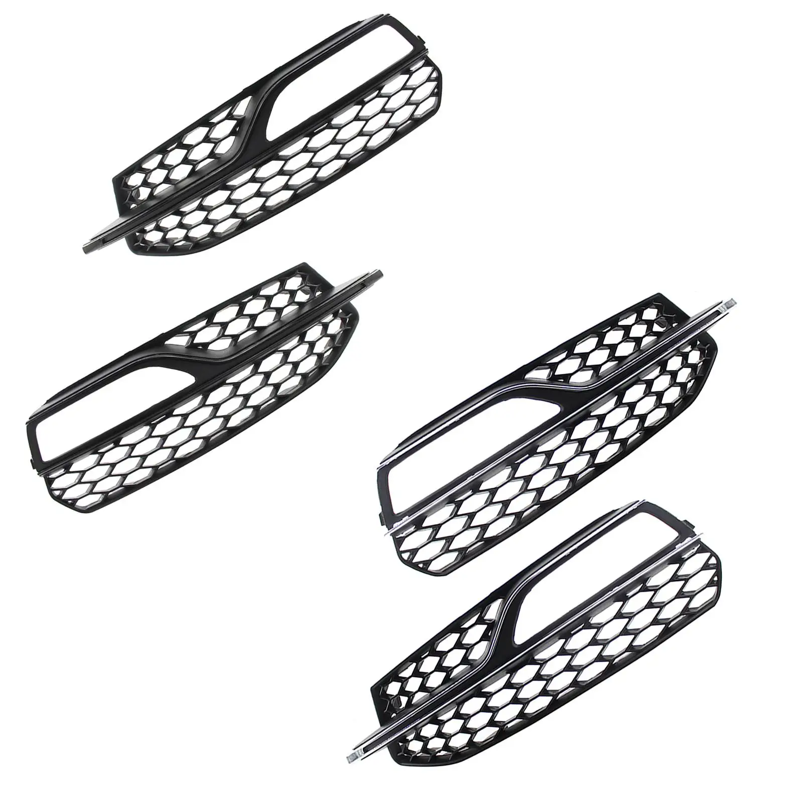 Honeycomb RS4 Style Front Fog Light Grilles Glossy Black Mesh Car Grille Cover for Audi A3 S-line 2014-2016 Upgrade
Honeycomb RS4 Style Front Fog Light Grilles Glossy Black Mesh Car Grille Cover for Audi A3 S-line 2014-2016 Upgrade