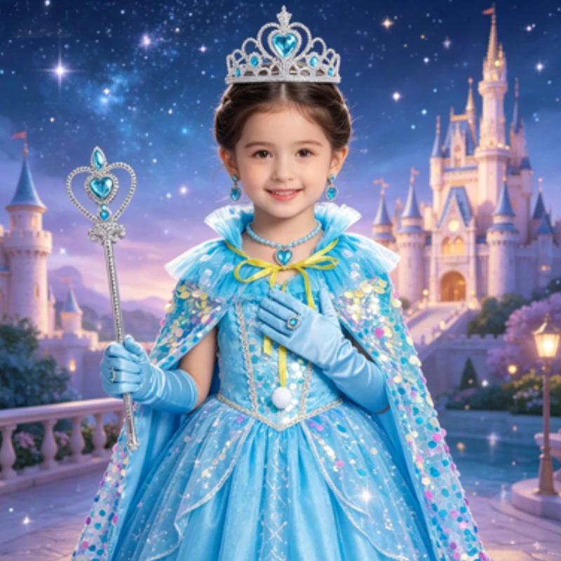 New Luxury Sequined Mermaid Cloak Princess Crown Ensemble Shiny Cape for Photo Shooting Cosplay Stage Performance Carnival
New Luxury Sequined Mermaid Cloak Princess Crown Ensemble Shiny Cape for Photo Shooting Cosplay Stage Performance Carnival