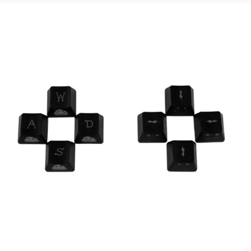 Y5LC 1Set ABS Keycaps прозрачные клавиши клавишные клавиатуры WASD/направление с подсветкой клавиш Установите прочные 
Y5LC 1Set ABS Keycaps прозрачные клавиши клавишные клавиатуры WASD/направление с подсветкой клавиш Установите прочные