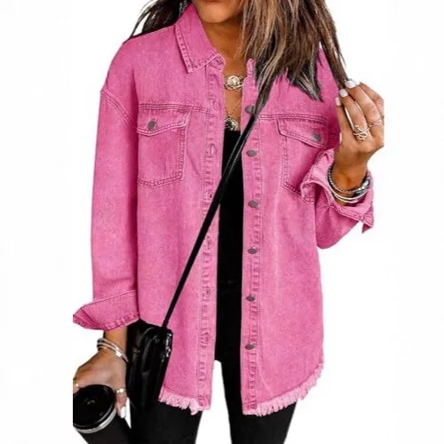 Женская джинсовая рубашка-кардиган свободного кроя, средней длины, на одной пуговице, с карманами, в стиле стритвир
Женская джинсовая рубашка-кардиган свободного кроя, средней длины, на одной пуговице, с карманами, в стиле стритвир