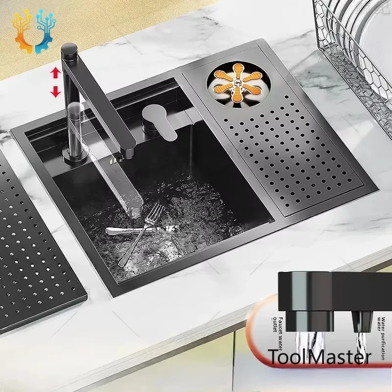 【2026】Hidden Cup Washer Sink Stainless Steel Kitchen Sink Bar Coffee Shop Samll Single Slot With Cover Plate Balcony Garden Wash
【2026】Hidden Cup Washer Sink Stainless Steel Kitchen Sink Bar Coffee Shop Samll Single Slot With Cover Plate Balcony Garden Wash