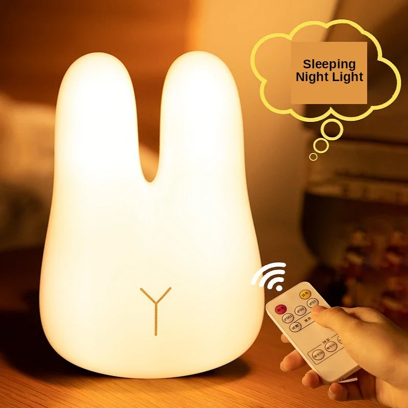 Creative Plug-in Timing LED Night Light for Bedroom Decoration with Night Soft Light Feeding Remote Control Bedside Light
Creative Plug-in Timing LED Night Light for Bedroom Decoration with Night Soft Light Feeding Remote Control Bedside Light