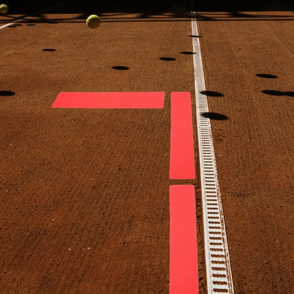 6Pcs Landmark Mats PVC Material Tennis Court Lines Sports Training Red Football Markers Waterproof Easy Installation
6Pcs Landmark Mats PVC Material Tennis Court Lines Sports Training Red Football Markers Waterproof Easy Installation