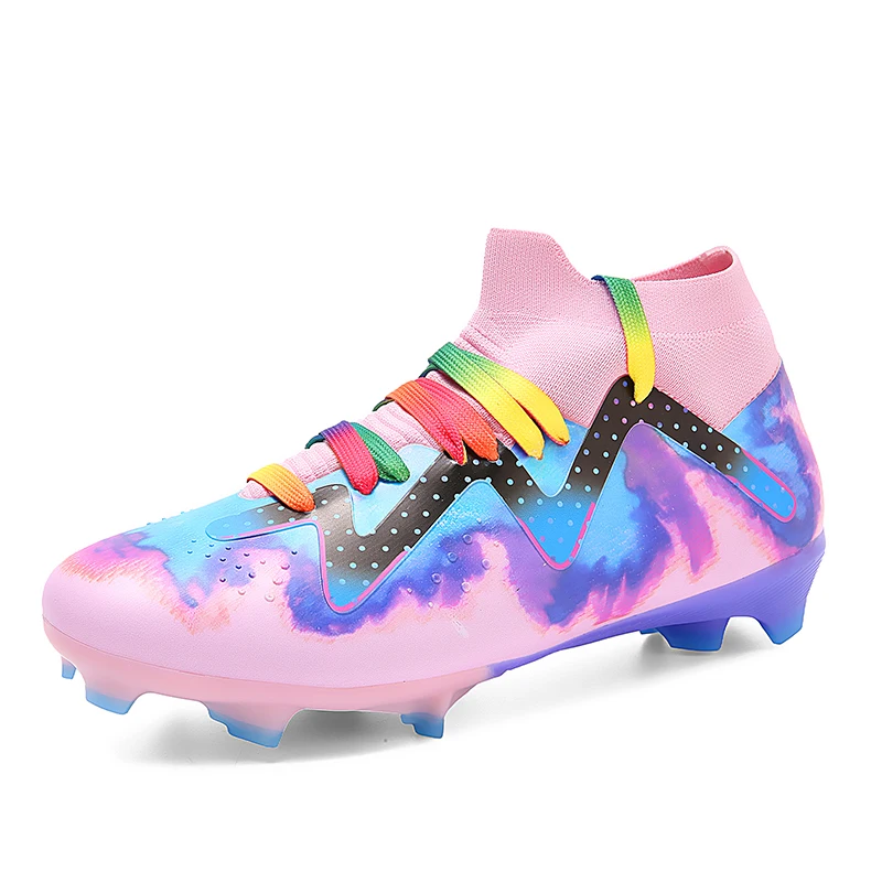 High Top Football Boots Men Cleats Professional Society Sports Long Spikes Sneaker Students Training TF/FG Soccer Shoes Seamless
High Top Football Boots Men Cleats Professional Society Sports Long Spikes Sneaker Students Training TF/FG Soccer Shoes Seamless