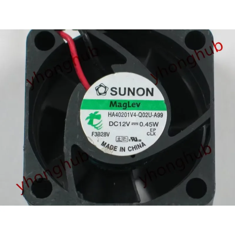 SUNON HA40201V4-Q02U-A99 Вентилятор охлаждения сервера постоянного тока 12 В 0,45 Вт 40x40x20 мм 
SUNON HA40201V4-Q02U-A99 Вентилятор охлаждения сервера постоянного тока 12 В 0,45 Вт 40x40x20 мм