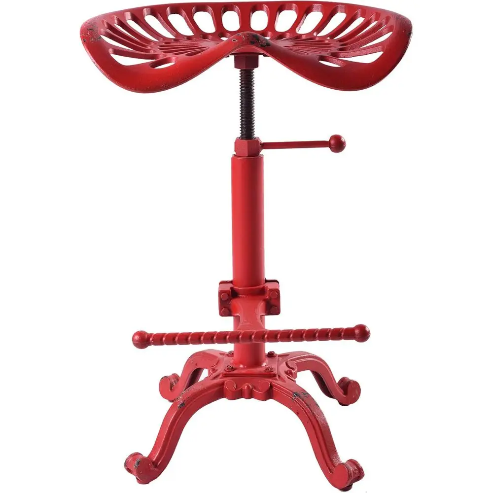 Rustic Industrial armhouse Tractor Seat Adjustable Bar Stool Industrial bar Chair (Aged Red, Cast Iron)
Rustic Industrial armhouse Tractor Seat Adjustable Bar Stool Industrial bar Chair (Aged Red, Cast Iron)
