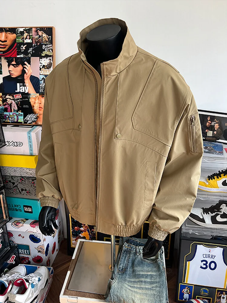 Мужская куртка-бомбер i ort: весенне-осенняя, в американском стиле, свободного кроя, для работы и повседневной носки, молодежная модная модель
Мужская куртка-бомбер i ort: весенне-осенняя, в американском стиле, свободного кроя, для работы и повседневной носки, молодежная модная модель