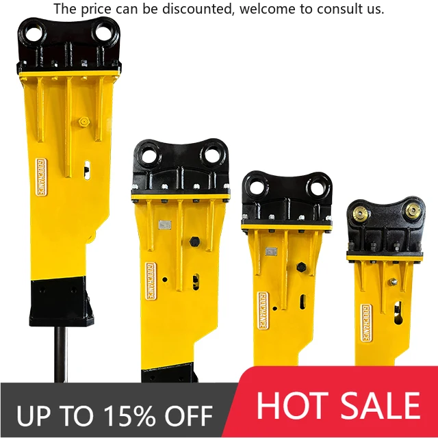 SB131/SB140 Strong Impact Energy Box Silenced Type Hydraulic Breaker Rock Road Stone Breakers For 35-43 Ton Excavator
SB131/SB140 Strong Impact Energy Box Silenced Type Hydraulic Breaker Rock Road Stone Breakers For 35-43 Ton Excavator