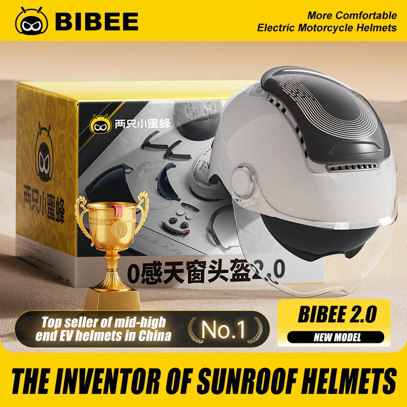 BIBEE 2.0 Electric Motorcycle Helmet Men Women Summer Breathable Motorbike Open Face Helmet Dual Lenses Jet Scooter Half Helmets
BIBEE 2.0 Electric Motorcycle Helmet Men Women Summer Breathable Motorbike Open Face Helmet Dual Lenses Jet Scooter Half Helmets