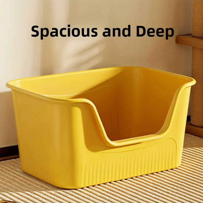Extra Large Open-Top Scented Litter Box Maine Coon Sand Tray Anti-Spla Pet Toilet Urinal Accories
Extra Large Open-Top Scented Litter Box Maine Coon Sand Tray Anti-Spla Pet Toilet Urinal Accories