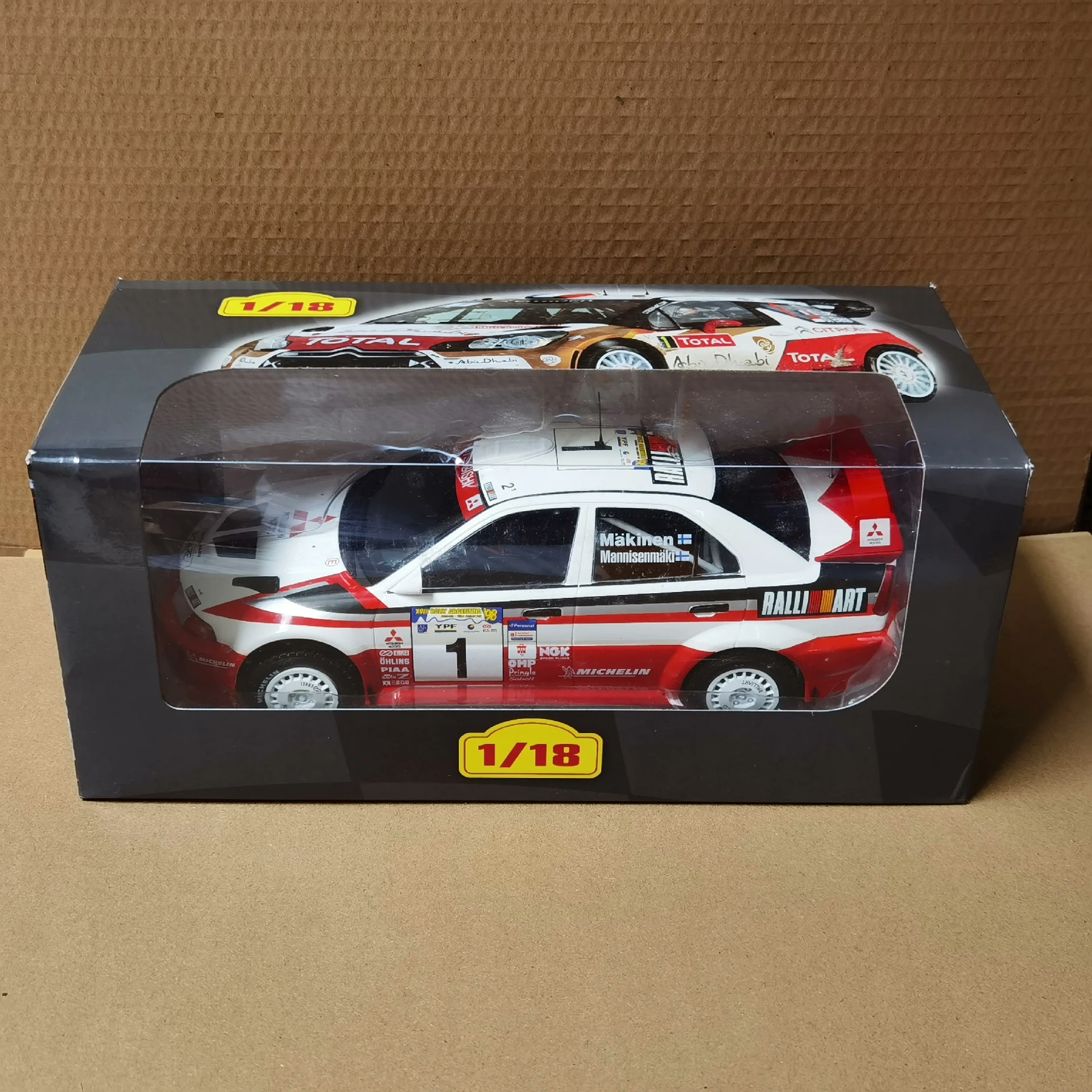 Paint Surface Defects Diecast IXO 1/18 Scale MITSUBISHI LANCER EVO # 1 Racing G7 Alloy Car Model
Paint Surface Defects Diecast IXO 1/18 Scale MITSUBISHI LANCER EVO # 1 Racing G7 Alloy Car Model