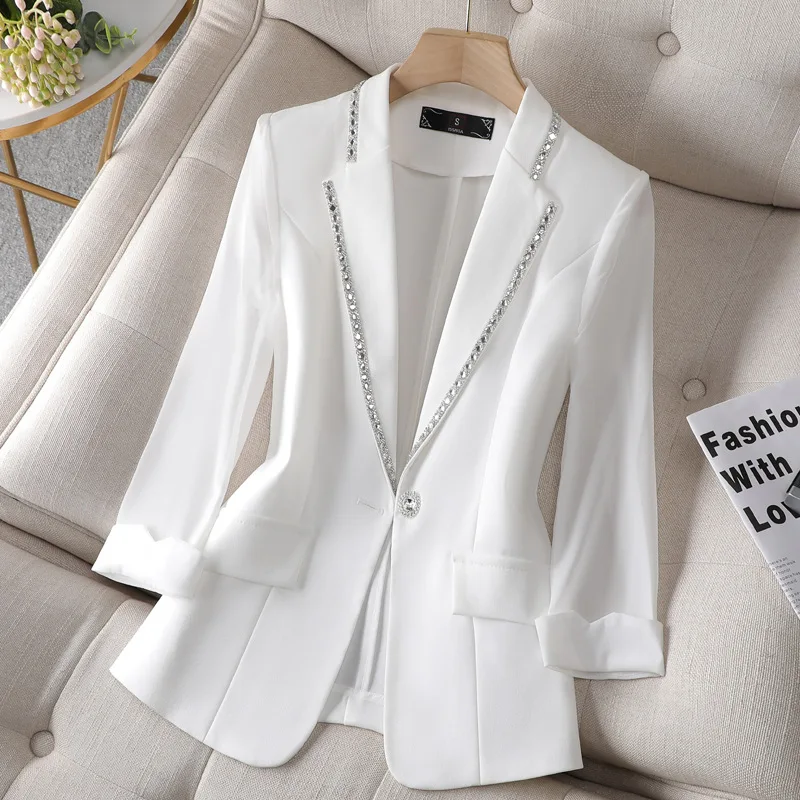 Ins Fashion Office Lady Suit Jacket 2023 Spring Elegant Long Sleeve Women Coat Summer Turn-down Collar Casual Female Blazer
Ins Fashion Office Lady Suit Jacket 2023 Spring Elegant Long Sleeve Women Coat Summer Turn-down Collar Casual Female Blazer