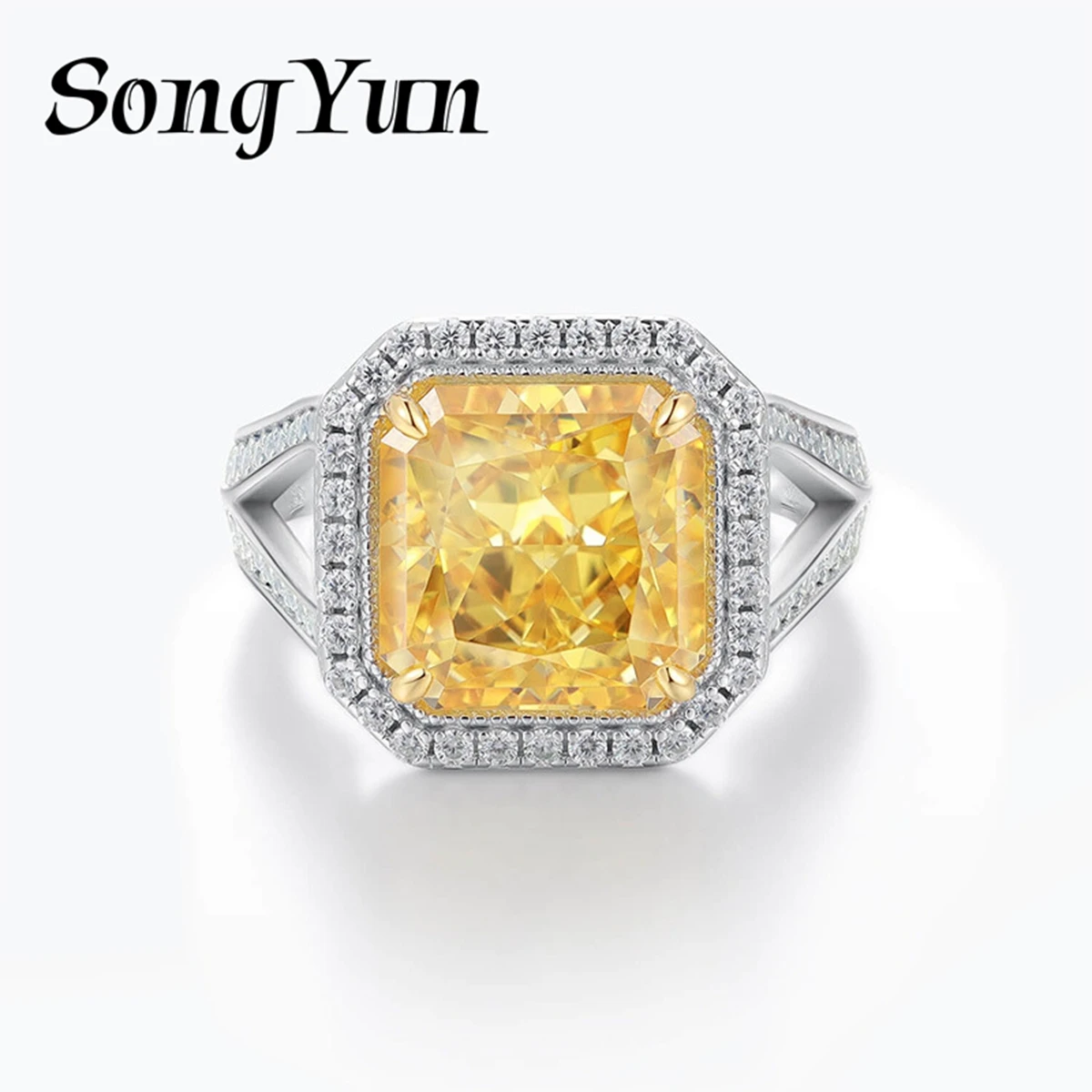 SONGYUN Brand Jewelry 925 Sterling Silver Ring Cubic Zirconia 7A Cushion Engagement for Her Real Gold Plated Fine Jewelry Rings
SONGYUN Brand Jewelry 925 Sterling Silver Ring Cubic Zirconia 7A Cushion Engagement for Her Real Gold Plated Fine Jewelry Rings