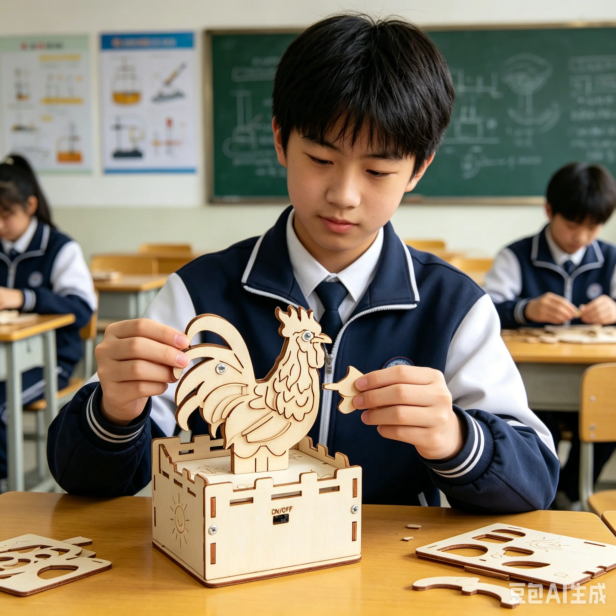 Tech DIY Golden Rooster Crows Student Handmade Assembly Model Science Experiment Teaching Aid Material Kit STEM Education
Tech DIY Golden Rooster Crows Student Handmade Assembly Model Science Experiment Teaching Aid Material Kit STEM Education