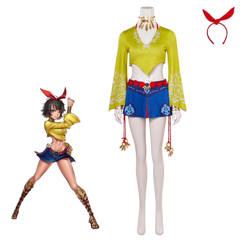 Женский костюм Josie Rizal для косплея, костюм для боевых действий, топ, бюстгальтер, юбка, наряд, аксессуары для Хэллоуина, карнавала
Женский костюм Josie Rizal для косплея, костюм для боевых действий, топ, бюстгальтер, юбка, наряд, аксессуары для Хэллоуина, карнавала